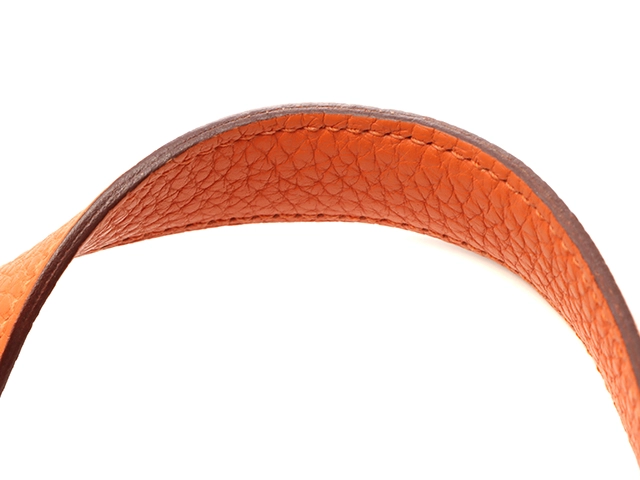 HERMES　エルメス　ピコタンロックPM 　オレンジ　シルバー金具【431】2143200645843