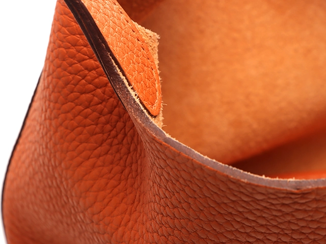 HERMES　エルメス　ピコタンロックPM 　オレンジ　シルバー金具【431】2143200645843