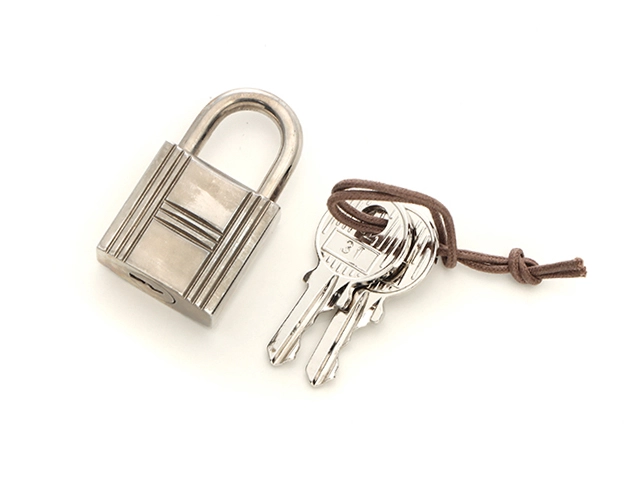 HERMES　エルメス　ピコタンロックPM 　オレンジ　シルバー金具【431】2143200645843