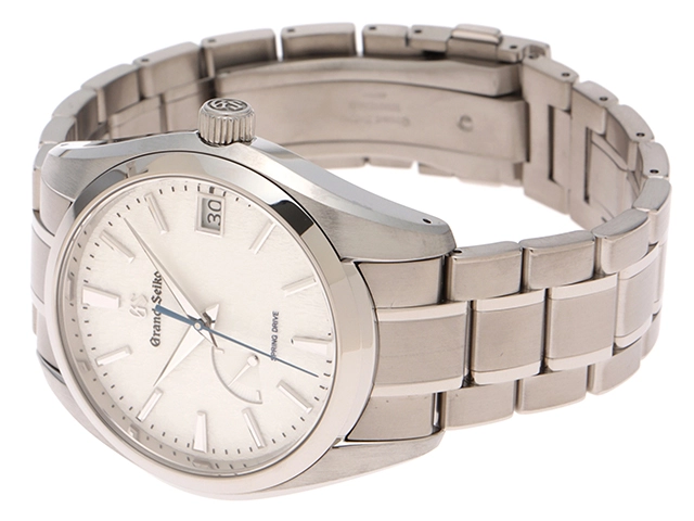 GRAND SEIKO グランドセイコー 腕時計 2019年並行品 ヘリテージコレクション SBGA211  雪白パターン ブライトチタン スプリングドライブ【472】SJ