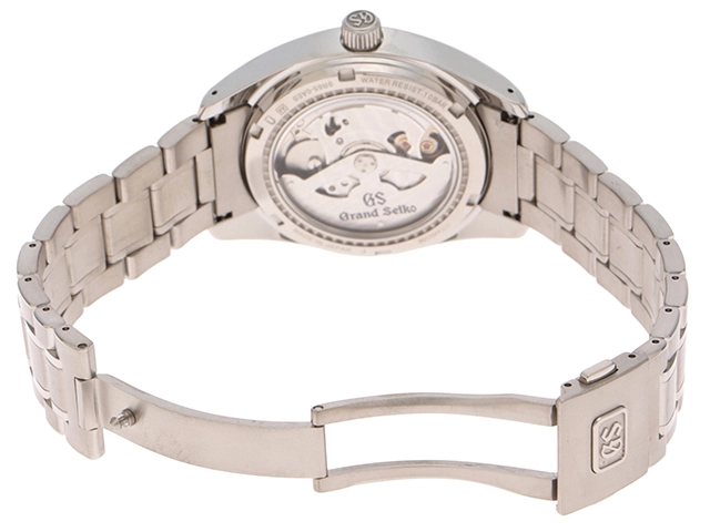 GRAND SEIKO グランドセイコー 腕時計 2019年並行品 ヘリテージコレクション SBGA211  雪白パターン ブライトチタン スプリングドライブ【472】SJ