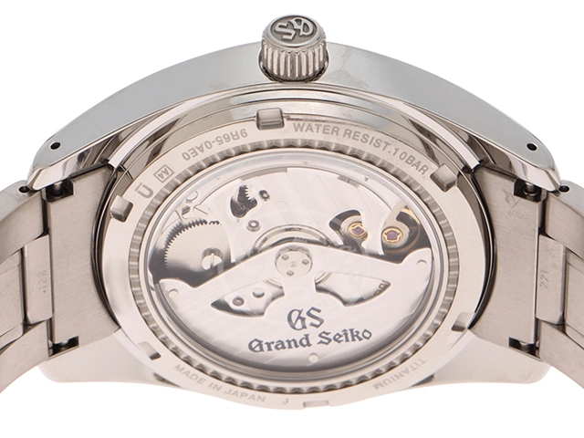 GRAND SEIKO グランドセイコー 腕時計 2019年並行品 ヘリテージコレクション SBGA211  雪白パターン ブライトチタン スプリングドライブ【472】SJ