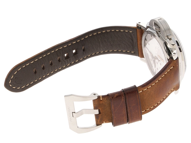 PANERAI パネライ 腕時計 2021年並行品 ルミノール マリーナ PAM00422 ブラック文字盤 ステンレス/カーフ 手巻き【472】SJ