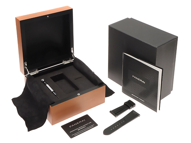 PANERAI パネライ 腕時計 2021年並行品 ルミノール マリーナ PAM00422 ブラック文字盤 ステンレス/カーフ 手巻き【472】SJ