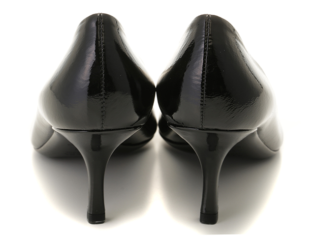 PRADA プラダ パンプス レディース38 ブラック パテント 2143200648646