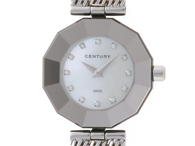 Century センチュリー 腕時計 タイムジェム 12Pダイヤ文字盤
