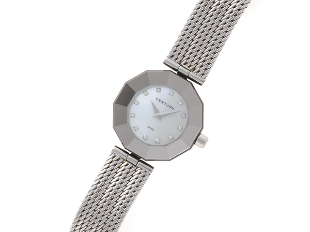 Century 　センチュリー　 腕時計 　タイムジェム　12Pダイヤ文字盤　レディース　クォーツ【431】2143200648738