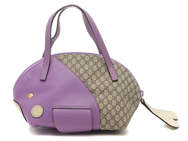 GUCCI グッチ チルドレンズ クジラハンドバッグ ベージュスラッシュ
