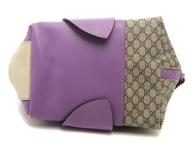 GUCCI グッチ チルドレンズ クジラハンドバッグ ベージュスラッシュ