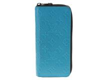 LOUIS VUITTON 　ルイヴィトン　小物・財布　ジッピーウォレット・ヴェルティカル　M69048　モノグラム・トリヨン　ターコイズ　CA0290（2020年頃製造）　【472】　RE