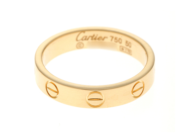B052917) K18 YG リング 指輪 約10号 ハート（Cartier