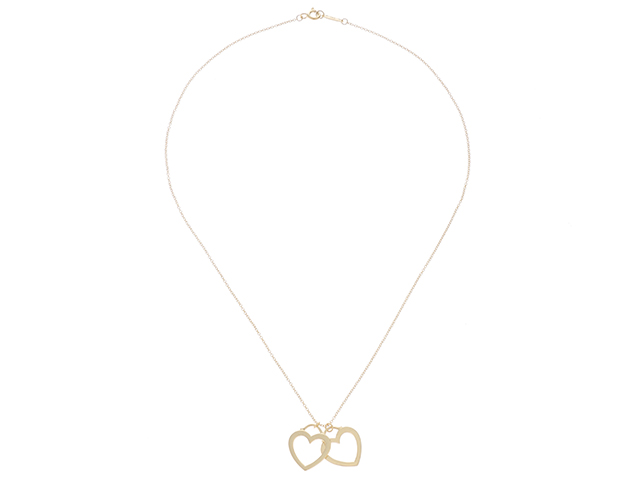 TIFFANY&CO ティファニー センチメンタルダブルハートネックレス