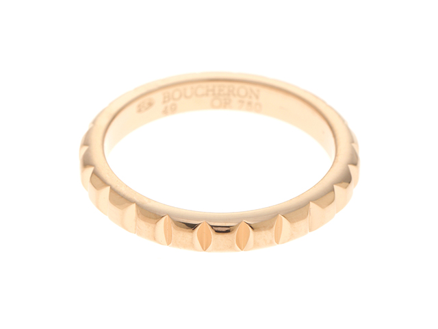 Boucheron 3連リング ピンクゴールド ゴドロン リング ピンクゴールド | ブライダル | | ブシュロン