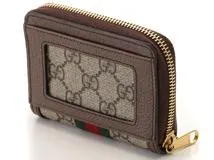 GUCCI グッチ フィディアＧＧカードケースウォレット ベージュ ...