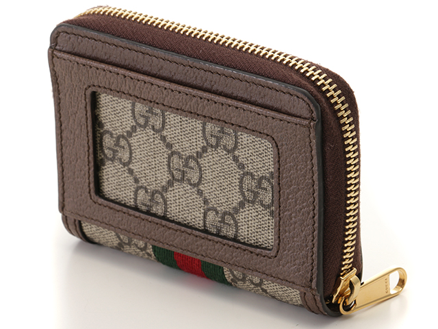 GUCCI グッチ フィディアＧＧカードケースウォレット ベージュ