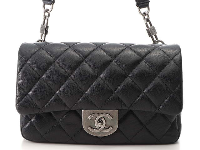 ネット限定】CHANEL シャネル マトラッセ チェーンショルダー カーフ 