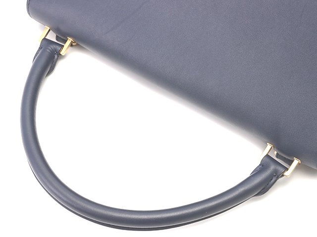 CELINE セリーヌ トラペーズ ミディアム ハンドバッグ ネイビー CELINE セリーヌ トラペーズ ミディアム ハンドバッグ ネイビー