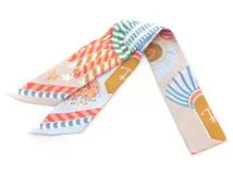 HERMES エルメス ツイリー 063983S EPAULETTES DE GALA ブルー