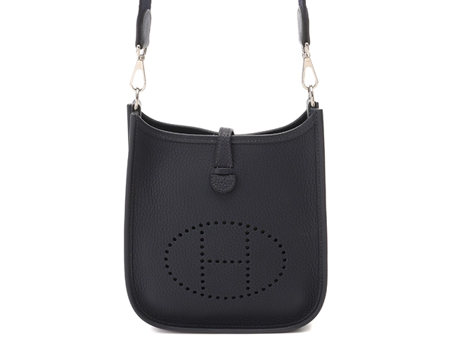 HERMES 　エルメス 　エヴリンTPM 　ブルーニュイ 　SV　 シルバー金具 　トリヨンクレマンス 　C刻 　2018年　【436】　2143300200331