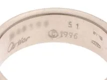 Cartier カルティエ 指輪 ラブリング ホワイトゴールド ＃51 7.1g ...