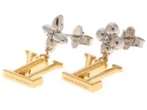 【美品】ルイヴィトン パンダント LV フラワー ピアス 片方のみ 美品】ルイヴィトン パンダント LV フラワー ピアス 片方のみ