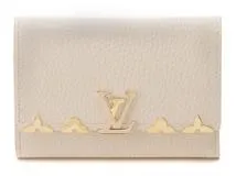 Louis Vuitton  ルイヴィトン　財布　ポルトフォイユ・カプシーヌ コンパクト　トリヨンレザー　クレーム　M82835【472】AH