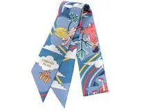 HERMES エルメス トゥイリー ツイリー シルク Carres Volants 空飛ぶ