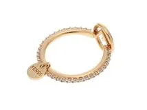 フェンディ リング - 金属素材×ジルコニア 極美品FENDIフェンディ指輪