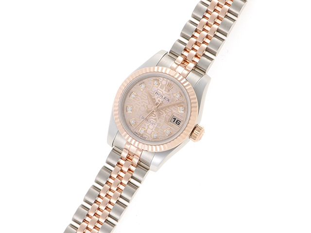 179171 ロレックス(ROLEX) デイトジャスト ピンク/バー