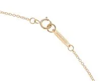 TIFFANY & CO　ティファニー　アトラスオープンサークルネックレス　イエローゴールド　ダイヤモンド　3.5g　【471】L