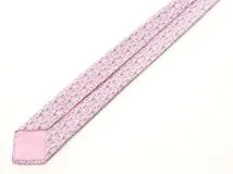 HERMES　エルメス　ネクタイ　馬具柄　ピンク　シルク　剣先6ｃｍ以下【472】ＹＩ