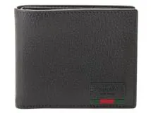 GUCCI グッチ 二つ折り札入れ レザー ブラック 428749