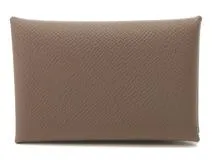 HERMES　エルメス　カルヴィ エトゥープ　シルバー金具　B刻印　2023年頃製造【471】I