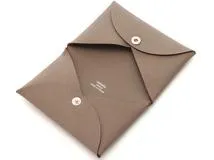 HERMES　エルメス　カルヴィ エトゥープ　シルバー金具　B刻印　2023年頃製造【471】I