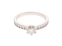 TIFFANY＆CO ティファニー チャネルセッティング リング PT950(プラチナ) ダイヤモンド 0.39カラット #11.5 4.3g【473】