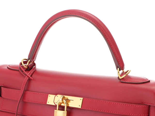 HERMES　エルメス　ショルダーバッグ　ケリー32　ルージュヴィフ　GP　【431】HG