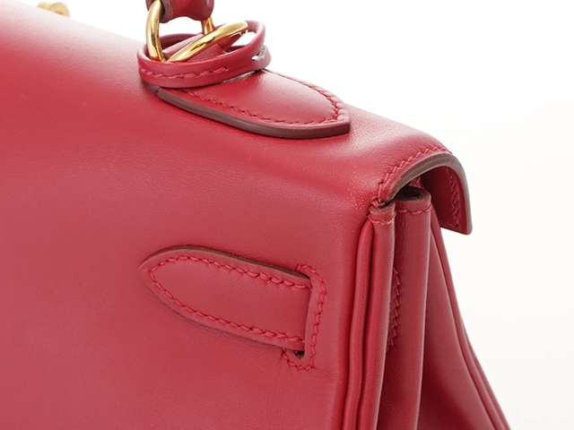HERMES　エルメス　ショルダーバッグ　ケリー32　ルージュヴィフ　GP　【431】HG