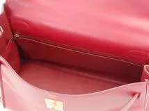HERMES　エルメス　ショルダーバッグ　ケリー32　ルージュヴィフ　GP　【431】HG