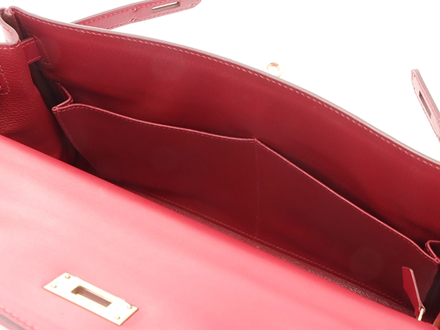 HERMES　エルメス　ショルダーバッグ　ケリー32　ルージュヴィフ　GP　【431】HG