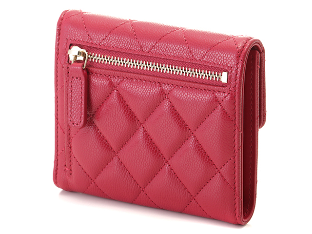 CHANEL シャネル 財布 マトラッセ クラシックスモールフラップ