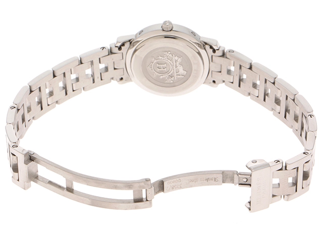 HERMES エルメス クリッパー CL4.210 SS 女性用 クオーツ時計 2143300220872 【434】
