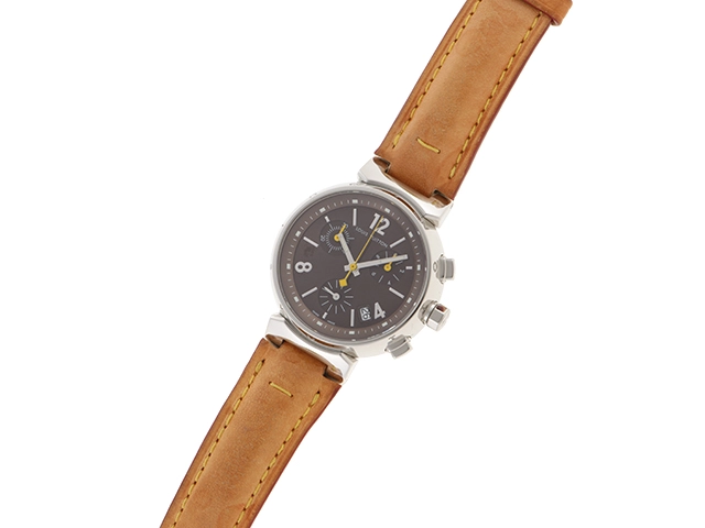 LOUIS VUITTON ルイヴィトン　タンブール・クロノグラフ　Q1321　女性用クオーツ時計【473】