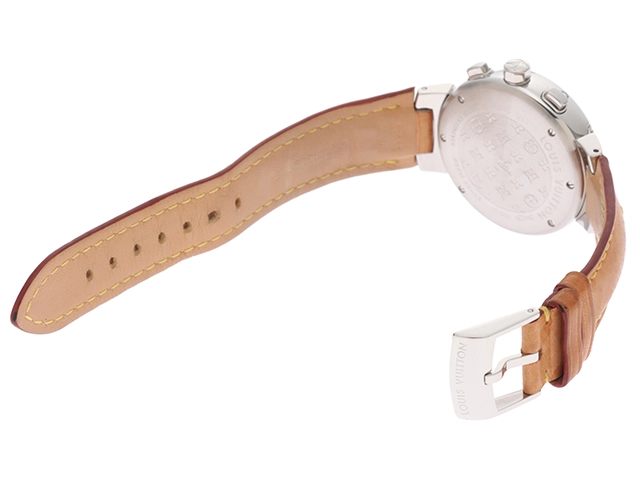 LOUIS VUITTON ルイヴィトン　タンブール・クロノグラフ　Q1321　女性用クオーツ時計【473】