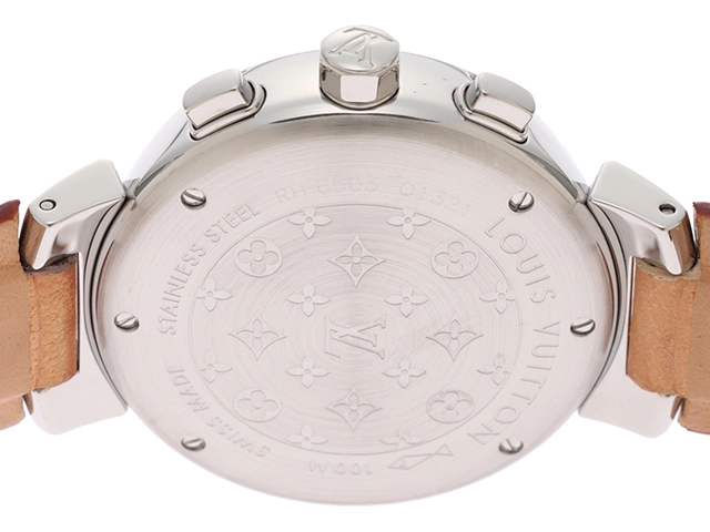 LOUIS VUITTON ルイヴィトン　タンブール・クロノグラフ　Q1321　女性用クオーツ時計【473】
