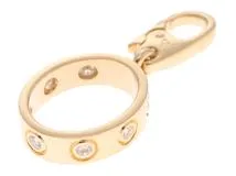 限界値引き 希少！Cartier 美品ゴールドチャーム Cartier カルティエ ラブチャーム K18イエローゴールド 7P