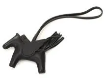 HERMES　エルメス ロデオペガサスPM アニョーミロ ソーブラック 黒 W刻印2024年頃 　新品同様品【472】AH