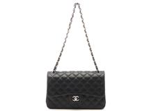 CHANEL　　シャネル 　　デカマトラッセ30 　　Wチェーンショルダー 　　ブラック/SV 　　A58600　　【436】　2143300223750