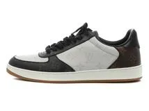 LOUIS VUITTON　ルイヴィトン　リヴォリスニーカー　メンズ8　ブラウン/ホワイト/ブラック　モノグラム　1A8WG8　2143300224016　【432】