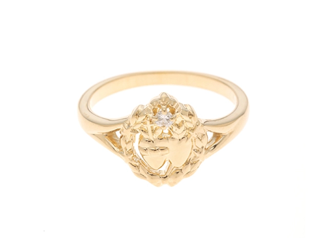 MIKIMOTO ミキモト リング K18 ゴールド #9号 ダイヤモンド 3.5g 【432  