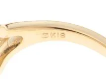 MIKIMOTO ミキモト リング K18 ゴールド #9号 ダイヤモンド 3.5g 【432  